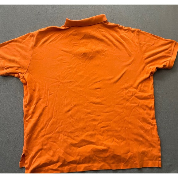 Ralph‎ Lauren Polo Shirt Mens Adult 2XL XXL Orange Green Pony Preppy Casual - Picture 3 of 5